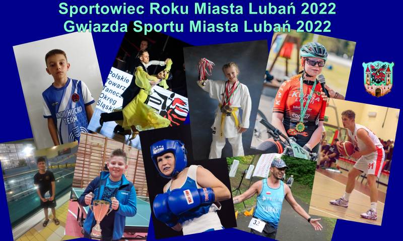 Ikona ze zdjęciami przedstawicieli lubańskich klubów sportowych