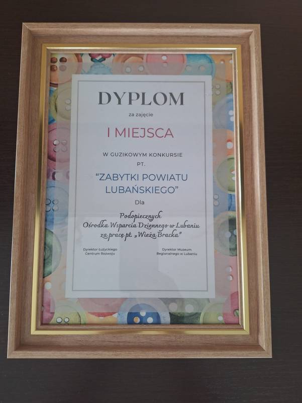 I miejsce w konkursie “Zabytki powiatu Lubańskiego”!