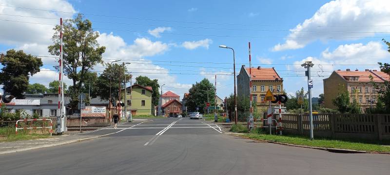 Przejazd kolejowy po modernizacji